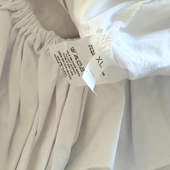 White Ruffled Romper - Picture 7 of 7